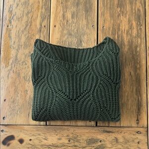 Dark Green Knit Sweater